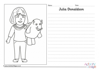 Julia Donaldson Story Paper