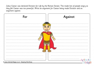 Julius Caesar as Dictator Worksheet