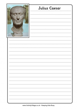Julius Caesar Notebooking Page