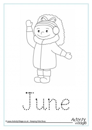 June Word Tracing