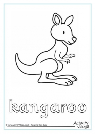 Kangaroo Finger Tracing