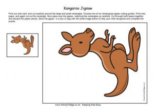 Kangaroo Jigsaw 2