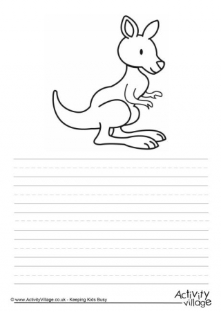 Kangaroo Story Paper