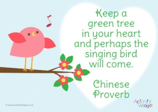 Keep a Green Tree in Your Heart Poster