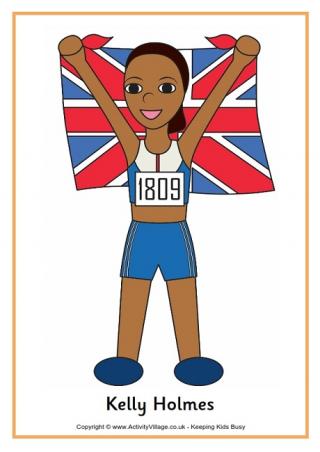 Kelly Holmes Poster