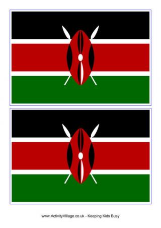 Kenya Flag Printable