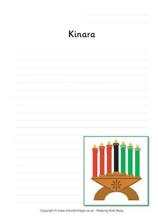 Kinara Writing Page