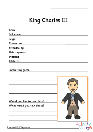 King Charles Worksheet