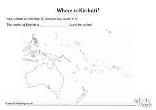 Kiribati Location Worksheet