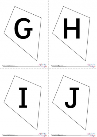 Kite Alphabet Posters - Blank