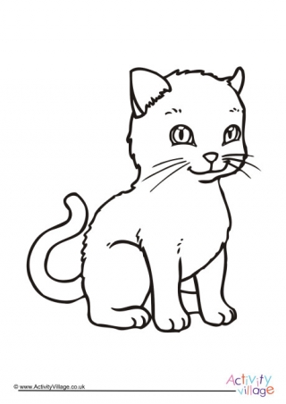 Cat Colouring Pages