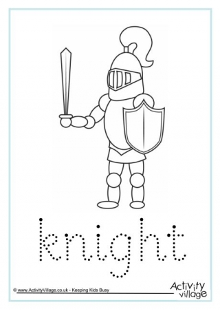 Knight Word Tracing