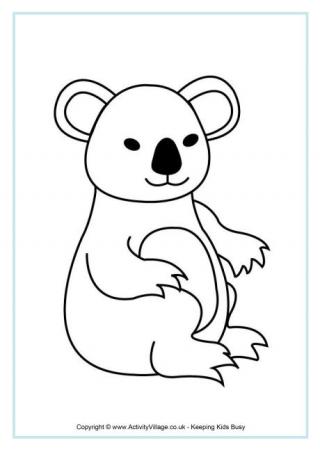 Download Koala Colouring Page 3