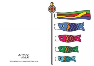 Koinobori Greeting Card 3