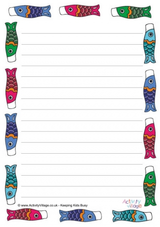 Koinobori Page Border
