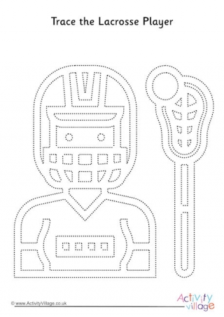 Lacrosse Player Tracing Page 