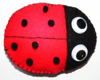 Ladybird Beanbag Craft