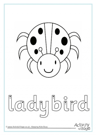 Ladybird Finger Tracing