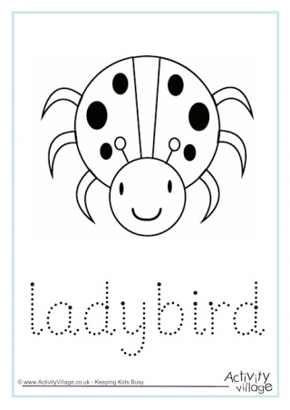 Ladybird Word Tracing