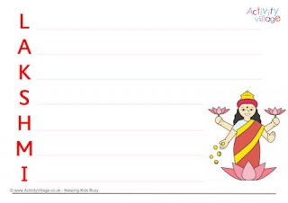 Lakshmi Acrostic Poem Printable
