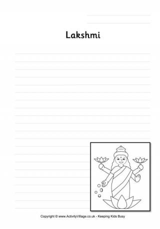 Lakshmi Writing Page
