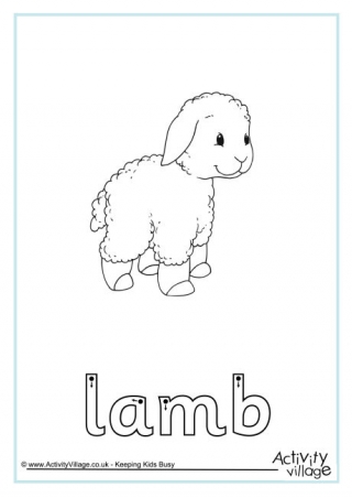 Lamb Finger Tracing