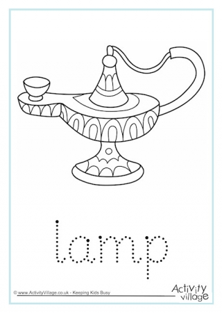 Lamp Word Tracing