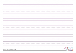 Landscape Handwriting Lines 1.4cm Assorted Colours