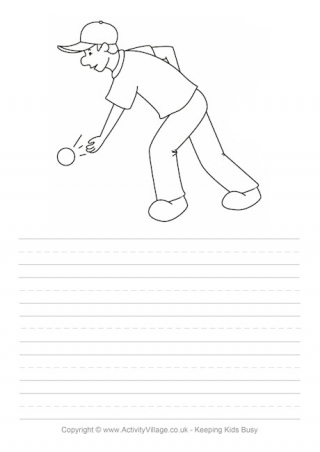 Lawn Bowls Story Paper