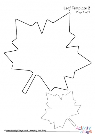 Leaf Template 2