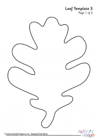 Leaf Template 3