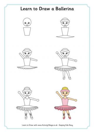 Learn to Draw a Ballerina