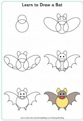 Learn to Draw a Bat