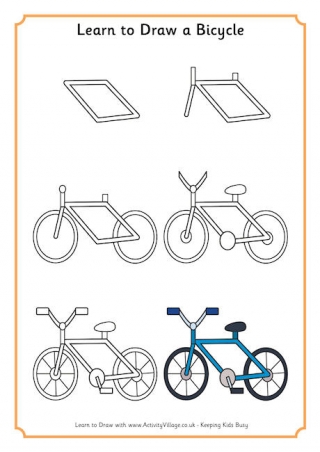 Learn To Draw A Bicycle