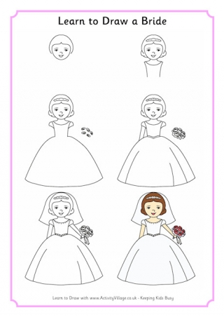 Learn To Draw A Bride