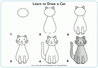 Learn To Draw A Cat