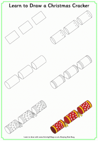 Learn to Draw a Christmas Cracker