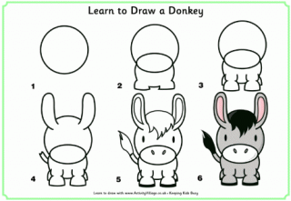Learn To Draw A Donkey