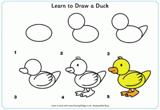 Learn To Draw A Chicken You can color the rooster with blue, red, purple … learn to draw a chicken