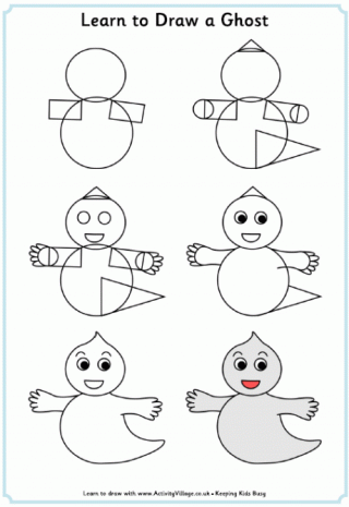 Learn to Draw a Ghost