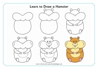 Learn To Draw A Hamster