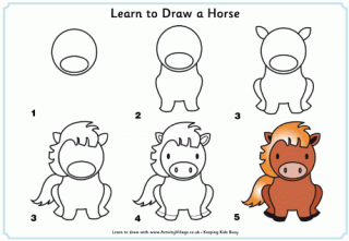 Learn to Draw a Horse