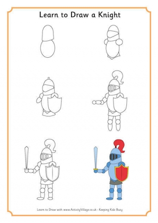 Learn to Draw a Knight