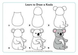 Learn to Draw a Koala