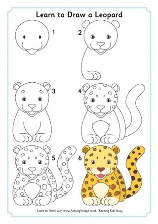 Learn To Draw A Leopard