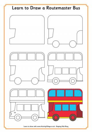 Learn to Draw a London Bus