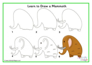 Learn To Draw A Mammoth
