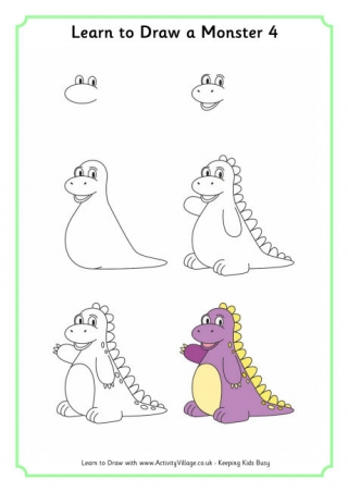 Learn to Draw a Monster 4