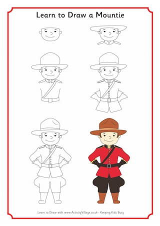 Learn to Draw a Mountie