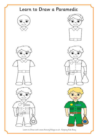 Learn to Draw a Paramedic